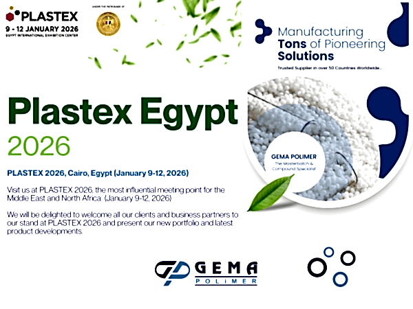 PLASTEX 2026 Egypt, International Plastics Fair  (January 9-12, 2026)